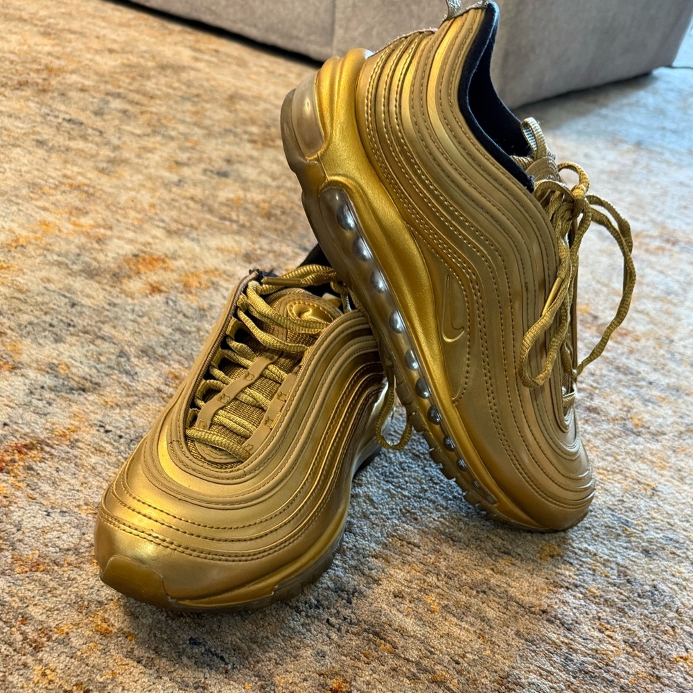 Nike Air Max 97 Metallic Gold Sneakers